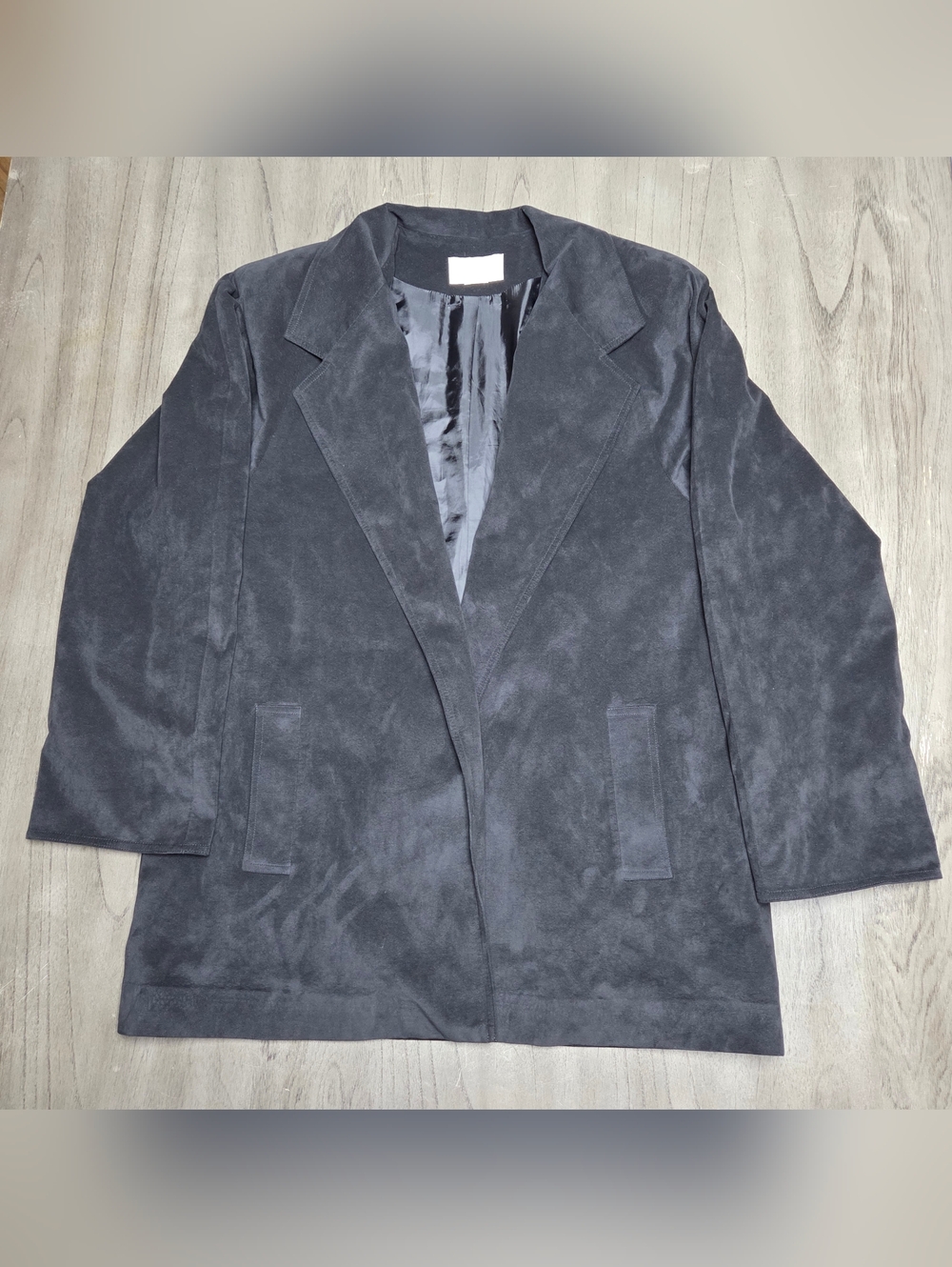 Vintage Da-Rue Ultrasuede Open Front Blazer